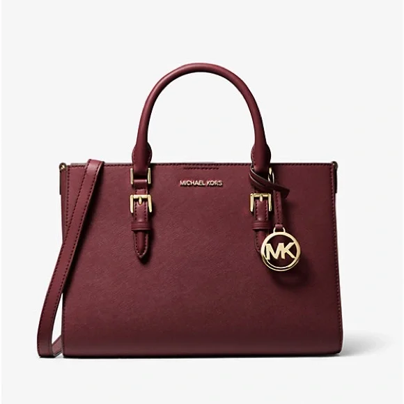 NWT Michael Kors Charlotte Medium Saffiano Leather Tote Bag - Picture 3 of 16